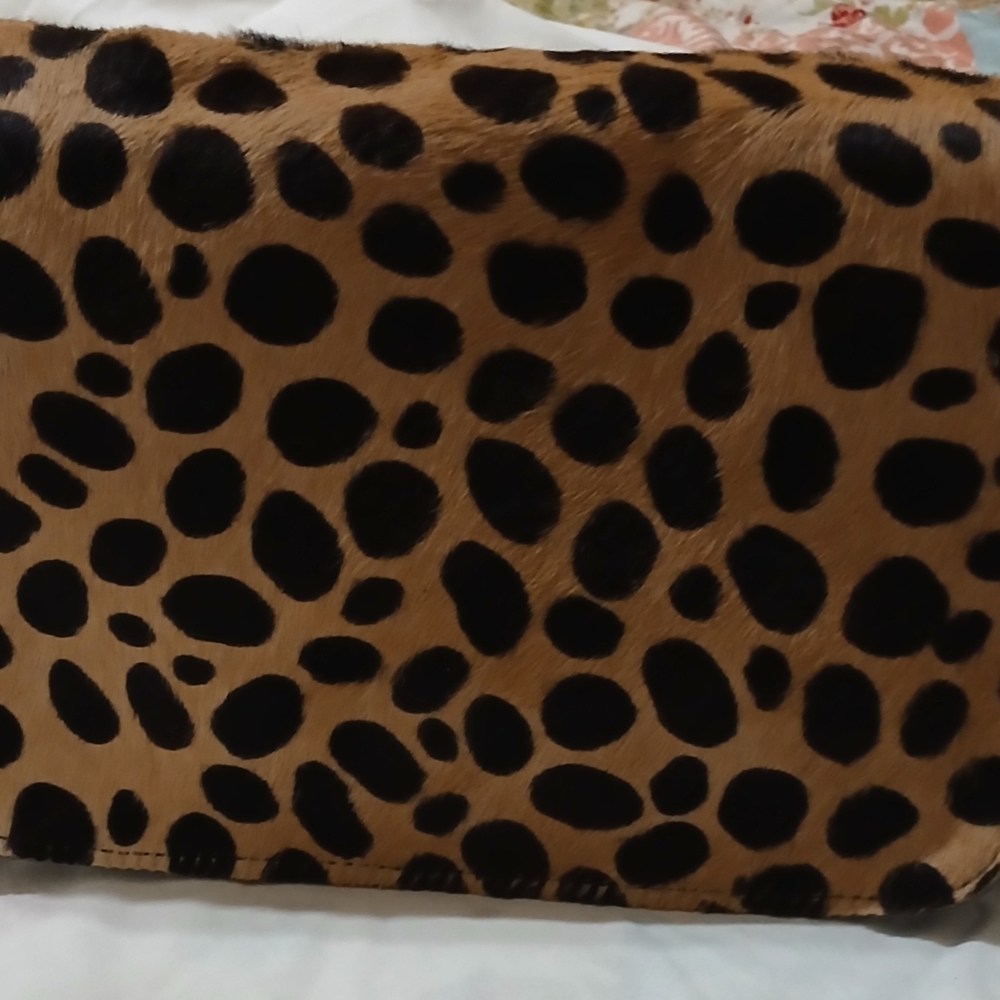 Clare V. Leopard Print Women's Crossbody Bag